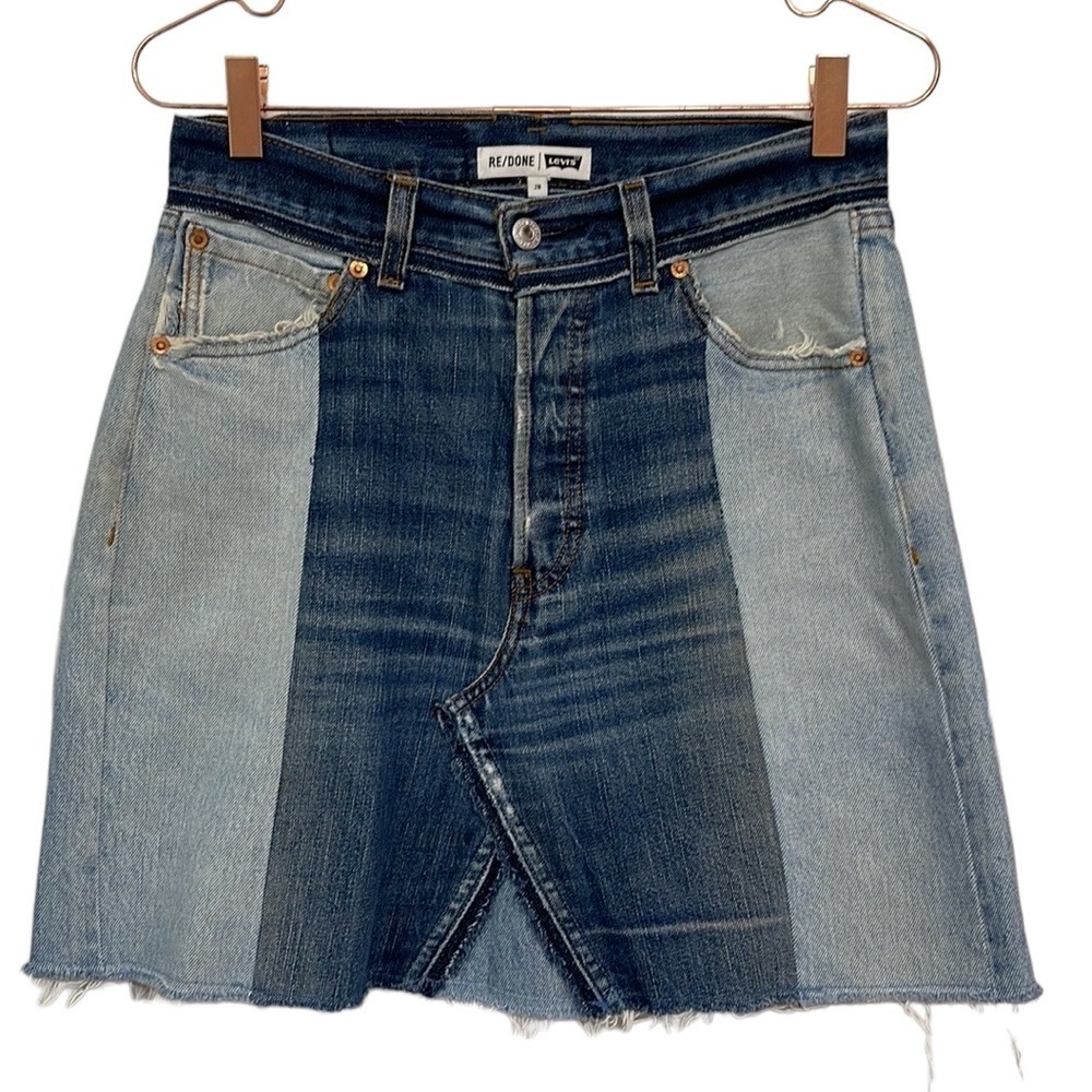 LEVI’S RE/DONE Denim skirt